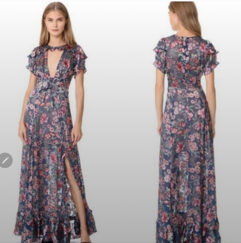 🍋For Love and Lemons Flora Maxi Dress
